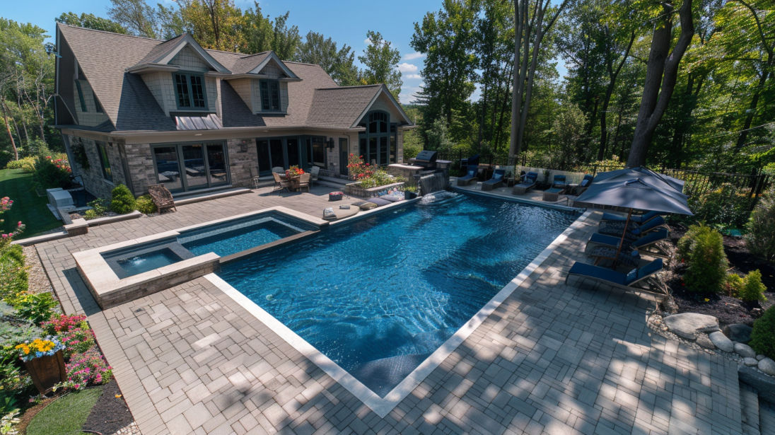 Custom Pool Design & Build - Northville, Michigan